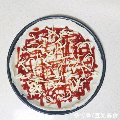 披萨|#安佳马苏里拉芝士挑战赛#「薄底鸡肉披萨」快手版