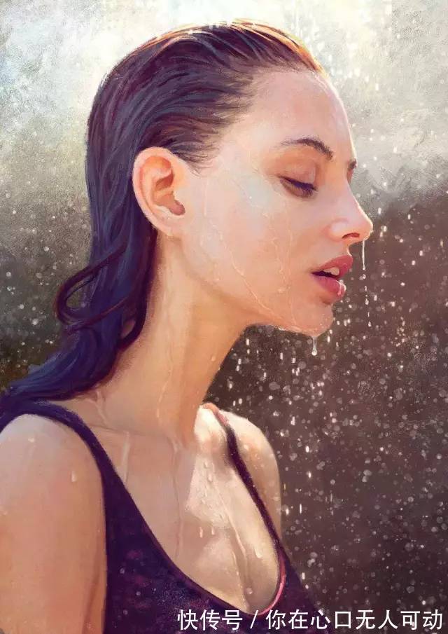 mandy!这三位艺术家的画中女子,楚楚动人,美若天仙