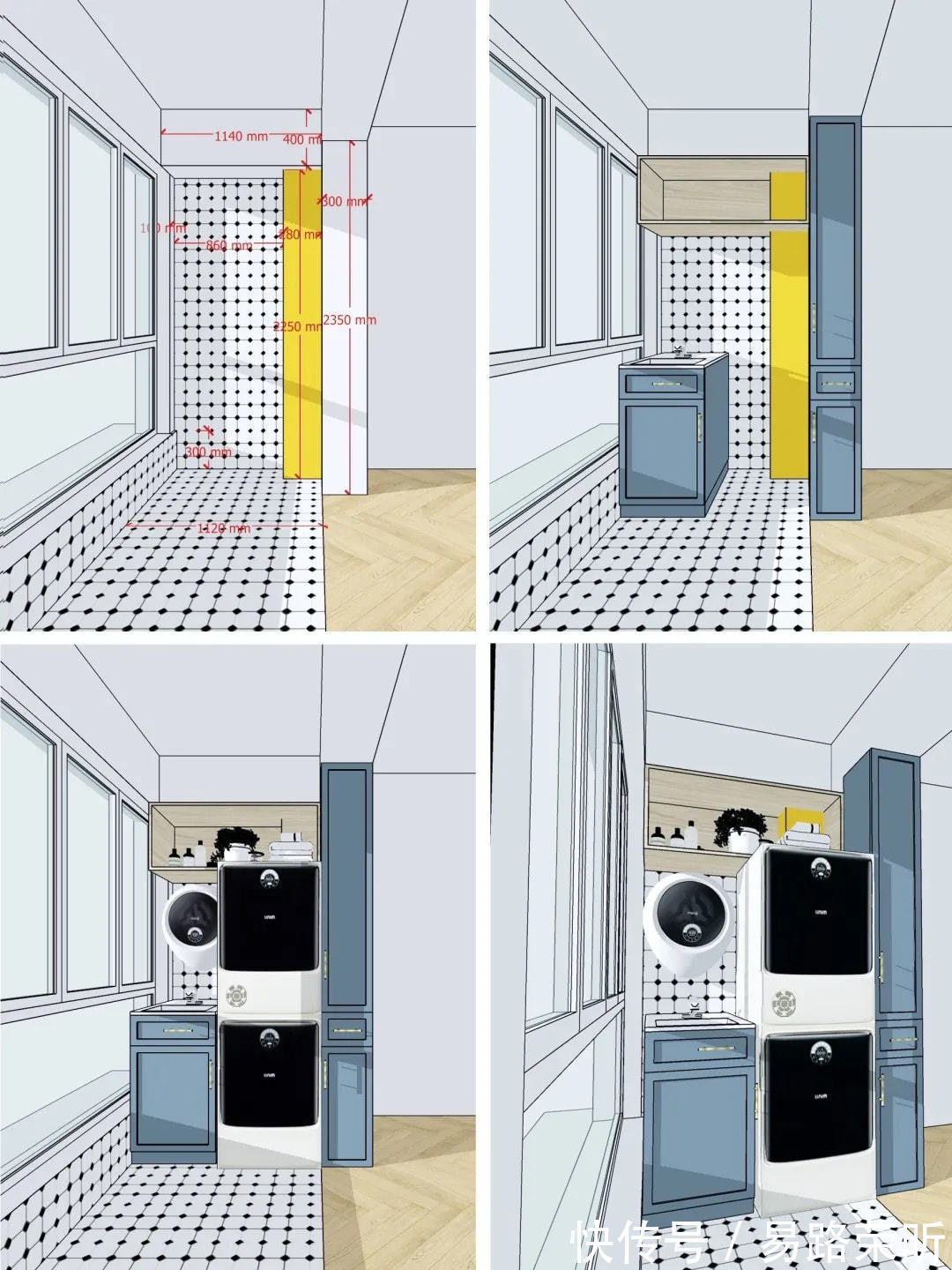 洗手台|一个真正好住的家,柜子不在多,而在于精!