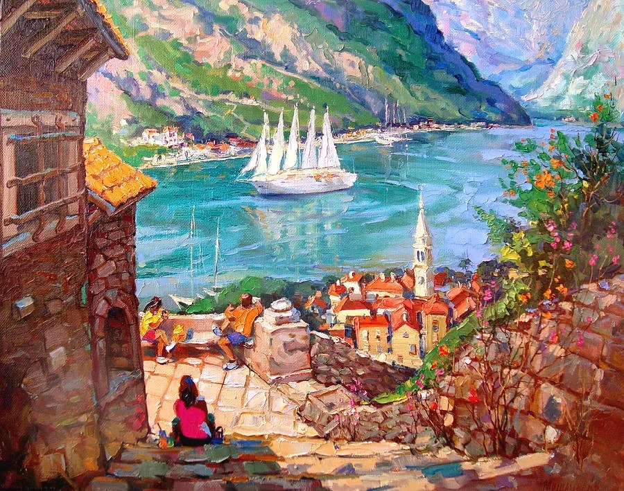 米沙金!俄罗斯画家米沙金的风景油画,美的不要不要的!