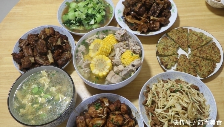 老爸|老公生日，老爸做了5菜一汤，成本不到200块，满满的爱意呀