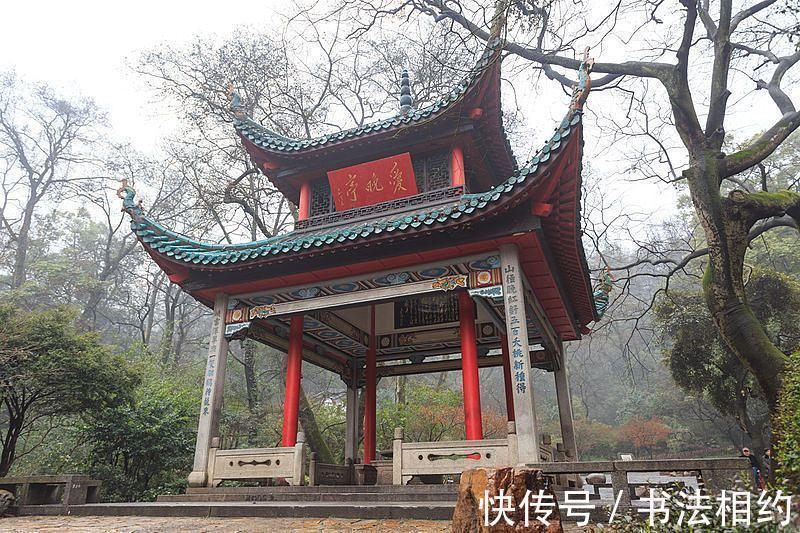 秃宝盖!伟人题写的“爱晚亭”是书坛之绝唱,字迹稳重大气,神采飞扬