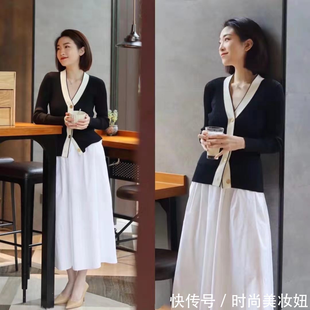 黑白|仅凭一身极简“黑白配”搭配，穿出满满的高级感，体面又优雅