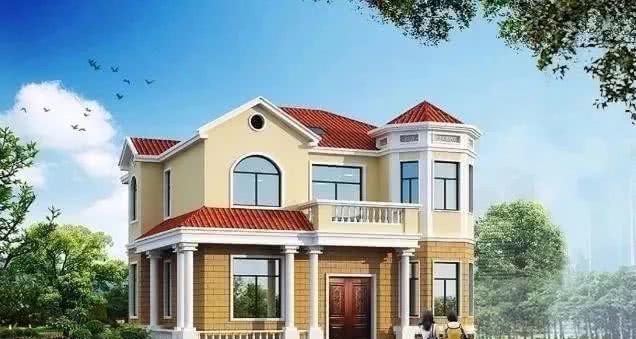 主体|建两层的别墅 这8款户型, 庄重大气, 能建一栋能吹一辈子