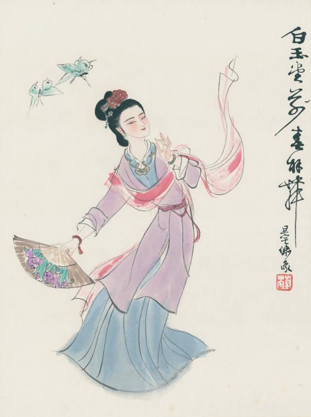  样貌|刘旦宅画红楼梦，样貌倾城