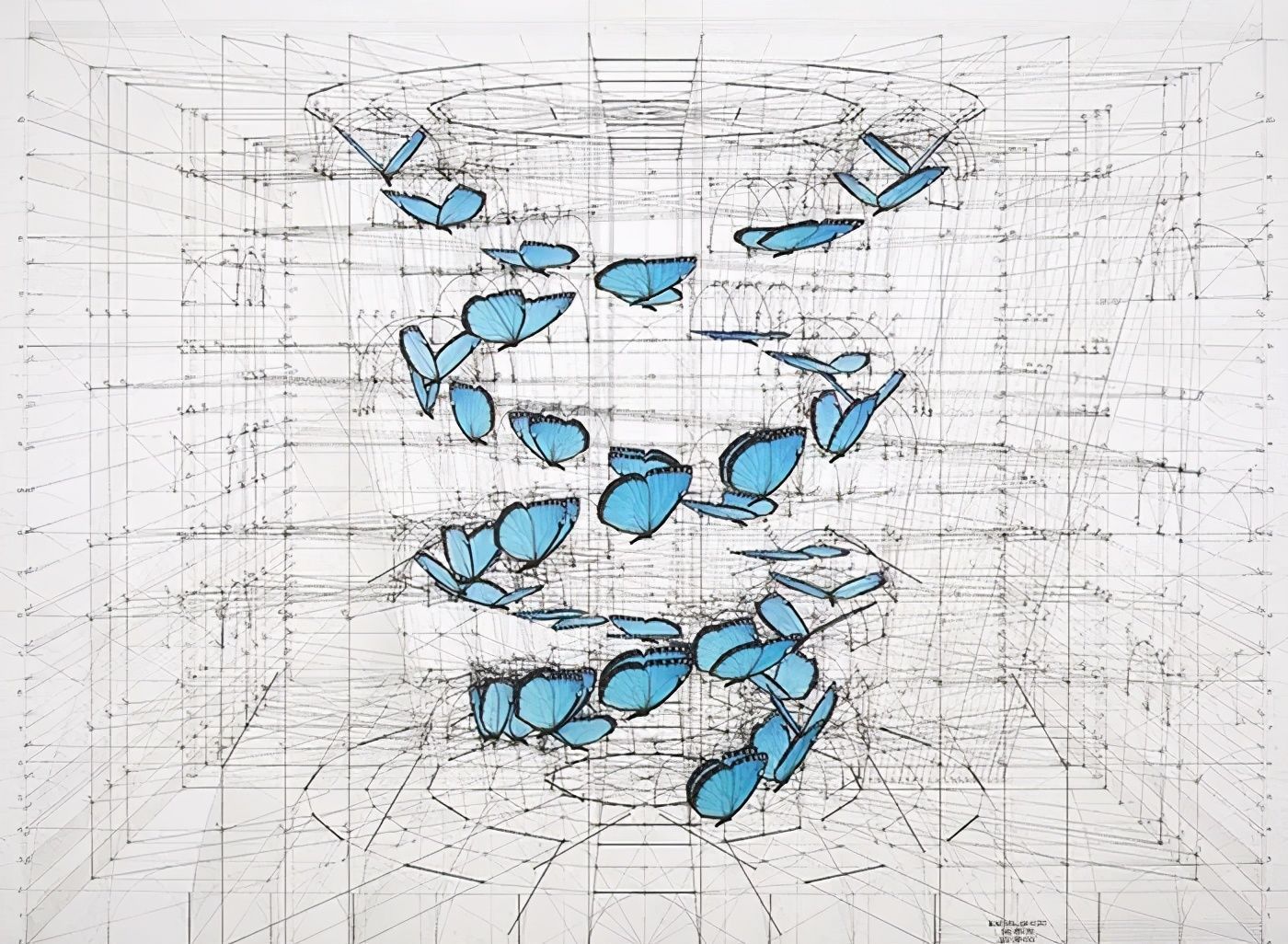 黄金比例!理工男花40年时间,用圆规画1000张画,黄金比例的拥护者