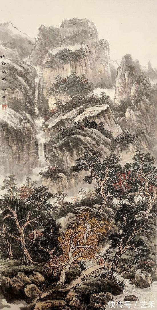 鉴赏#“道法嵩山”第九届五人中国画作品展(一)