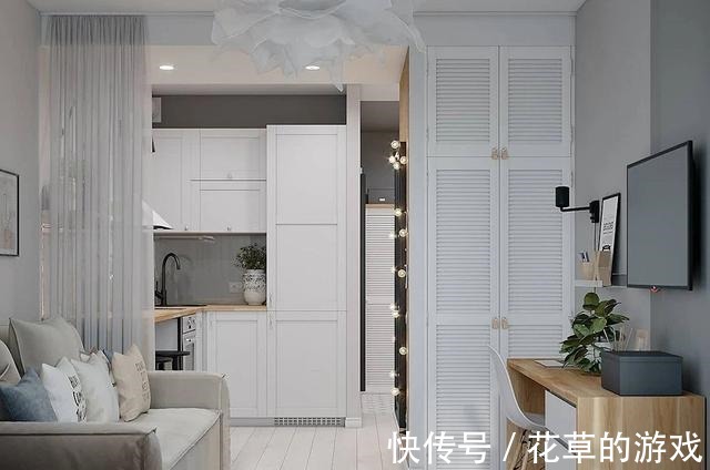 衣柜|单身女孩的25㎡公寓,既是家也是工作室,室内布局值得学习!