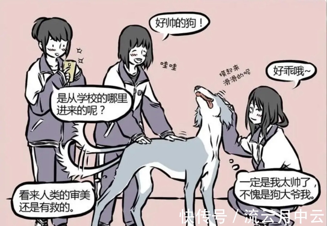 女学生|《非人哉》哮天去学校找存在感,结果却被警察叔叔给拷走