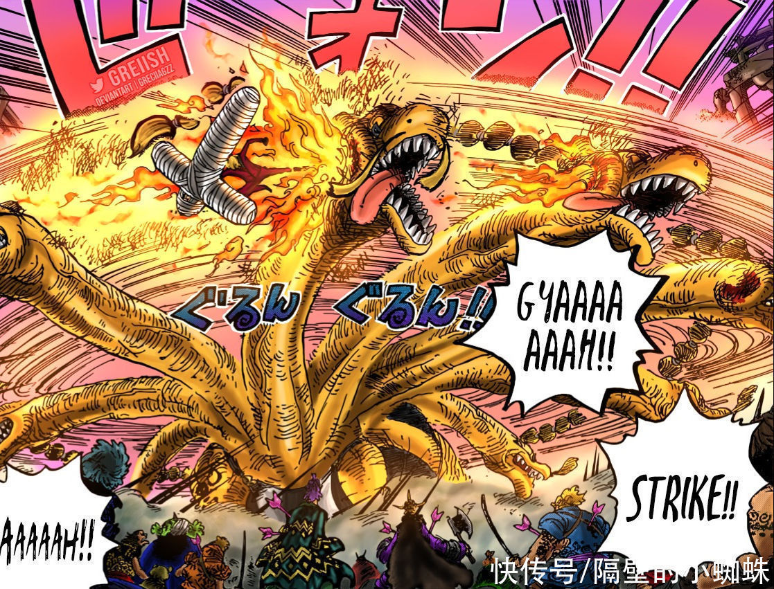 大招|海贼王1022话:情报图来袭!索隆山治开大招,秒杀烬和奎因