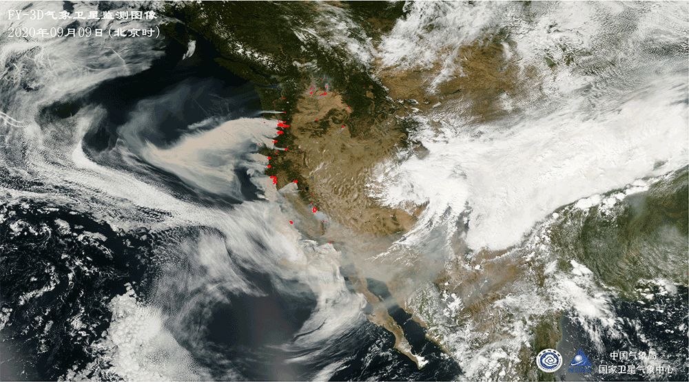 暴雨 從暴雨臺(tái)風(fēng)到沙塵霧霾監(jiān)測(cè)，百萬(wàn)米高空看“風(fēng)云家族”大展身手