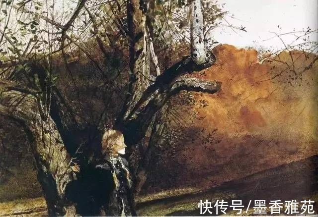 画家$美国最伟大的画家安德鲁怀斯,瞒着妻子用15年偷画一个女人