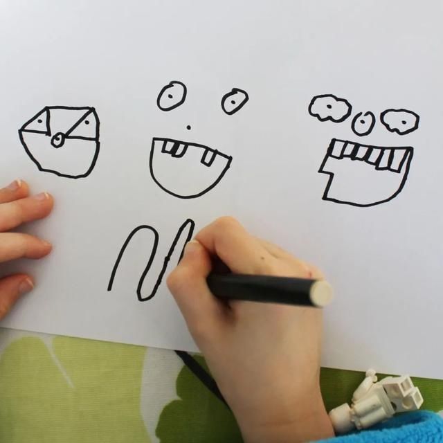 老爸Tom|设计师老爸将孩子的画P图再现,鼓励孩子继续发挥创造力