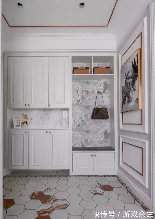 小齐|衣柜+鞋柜一体设计正流行，这样设计衣帽间都省了！