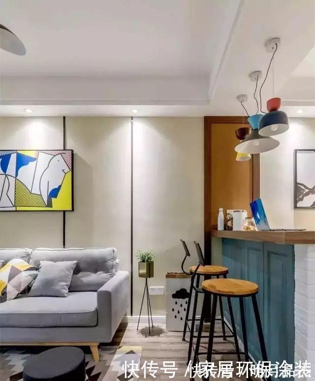 布局|他的70㎡小家,现代北欧风装修个性十足,客餐厅布局太赞了,晒晒