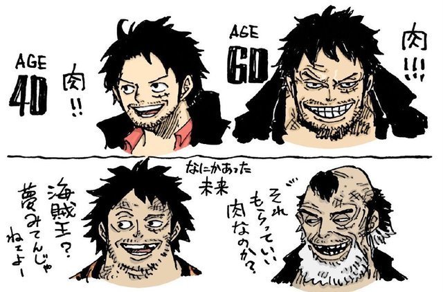 人造果实|海贼王SBS弗兰奇老年形象公布,基拉成功吃下人造果实后长这样