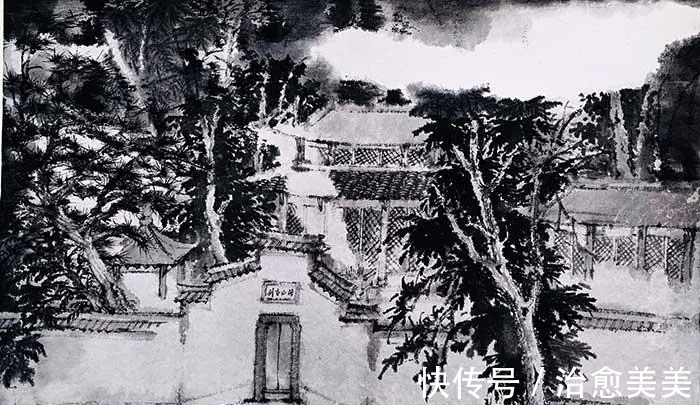 水墨山水画$中国美院|二十多年来,他的水墨山水画影响了众多青年创作者