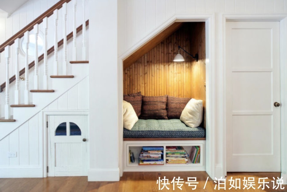 实用|楼梯只用来上下楼学会这么设计,书房、储物间都有了,太实用!