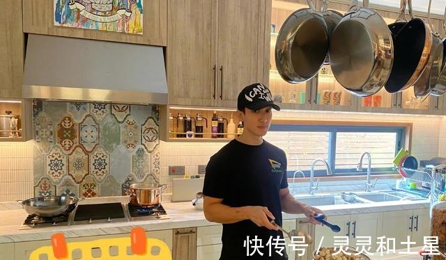 孩子|吴尊居家隔离餐火了,和孩子动手做好吃的,网友隔着屏幕看饿了!