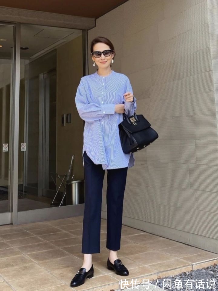基础|50岁阿姨们这样穿真美,明明是简单基础的穿搭,看着却显贵还时髦