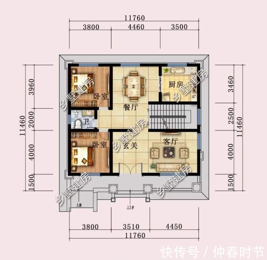 卧室|现在农村政策好,回乡建一栋自己喜欢的别墅,后半生就享福了