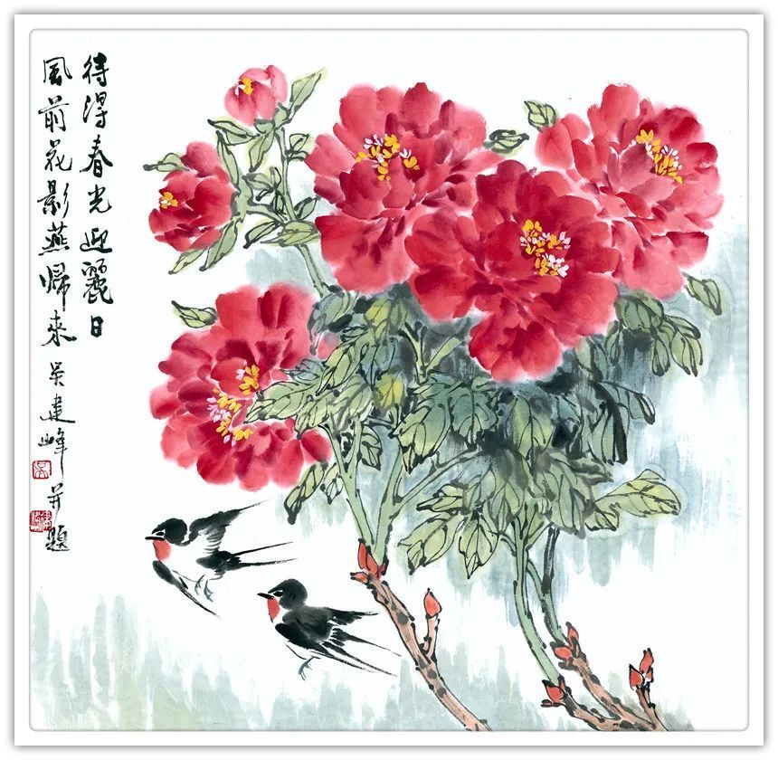 国色天香@唯有牡丹真国色,花开时节迎新春