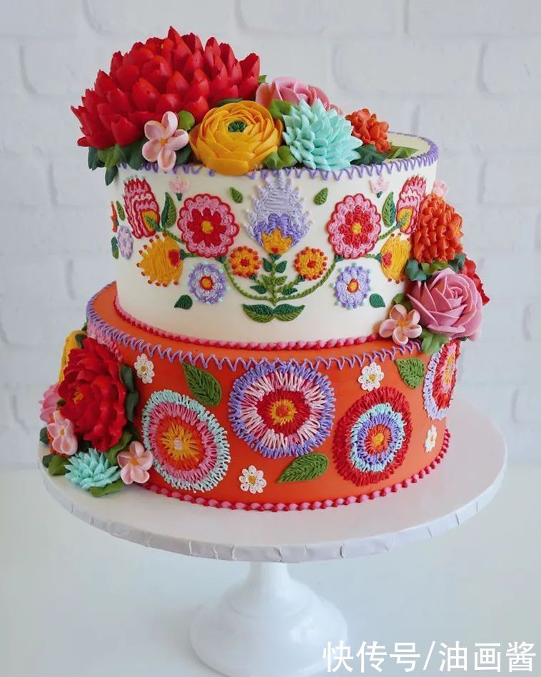 ?想要婚礼独一无二？这样的创意蛋糕不能少，满满艺术感