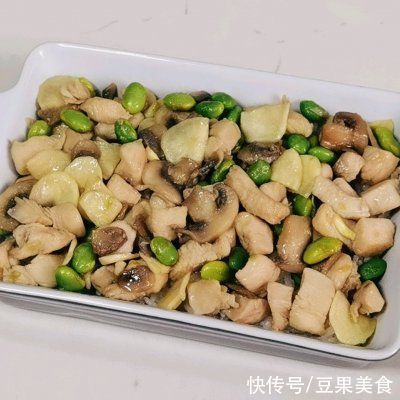 海苔粉|简单快手，超级好吃，你一定要学的茭白蘑菇鸡肉焗饭