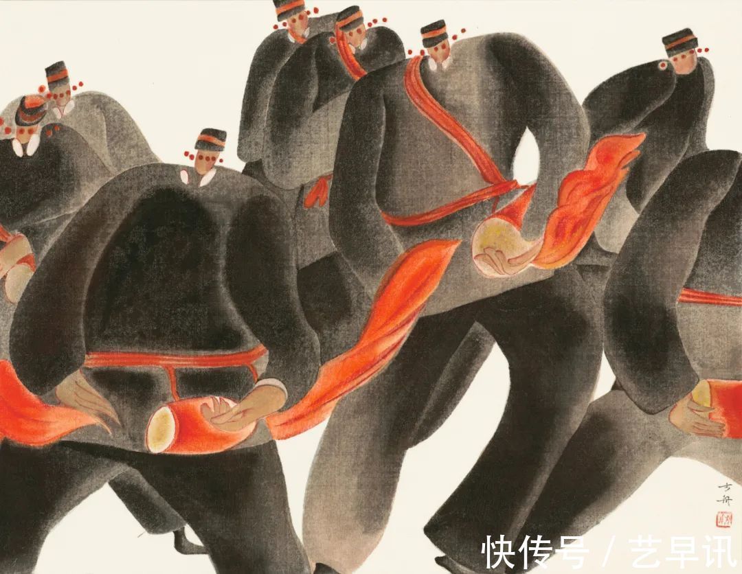 鼓乐@工·无界 | 洪方舟-工笔画赏析