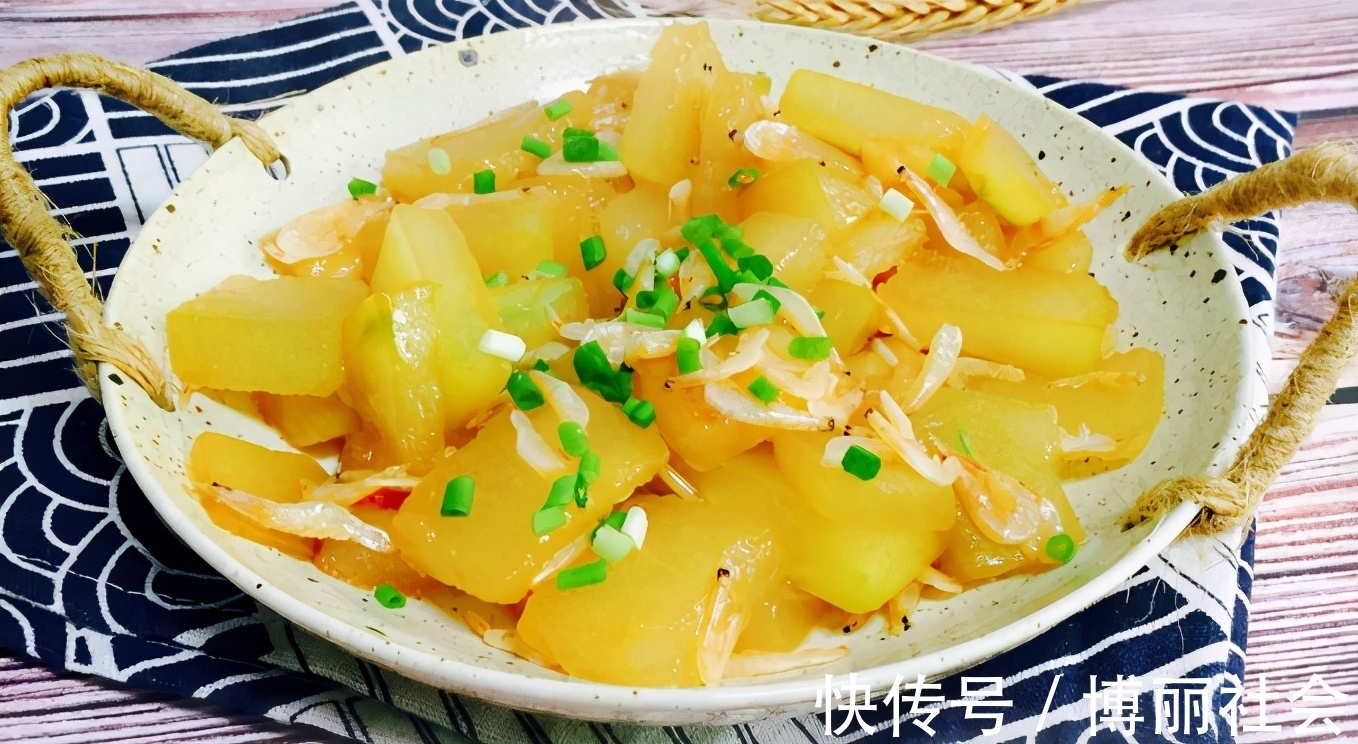 蚝油虾皮|蚝油虾皮炒冬瓜,低油低脂,美味健康