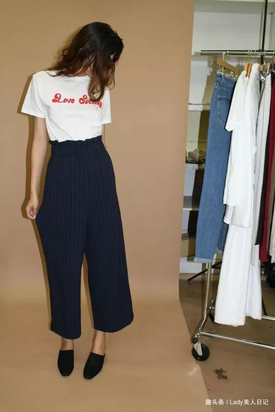 风格 梨形腿粗的中年女人不要慌,最正确“阔腿裤穿搭”送你,照穿显瘦