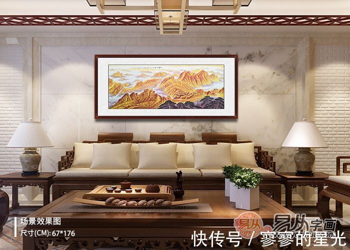 装饰画|客厅背景墙装饰画 参照这三种案例悬挂,让家久居而不厌
