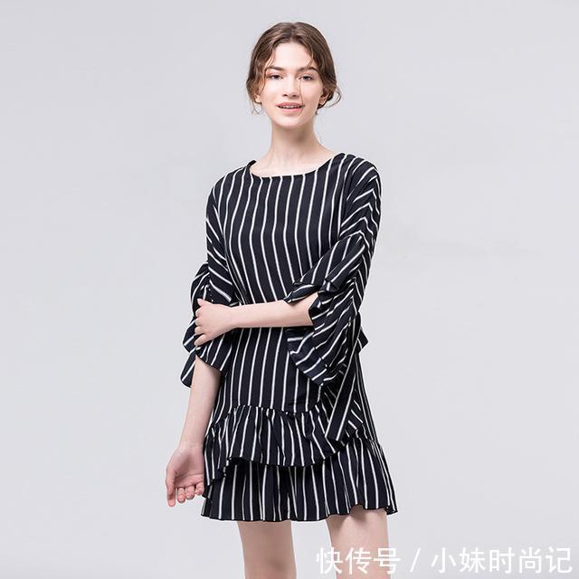 泡泡袖 中长袖连衣裙,30-40岁成熟女性的最爱,穿出端庄典雅好气质