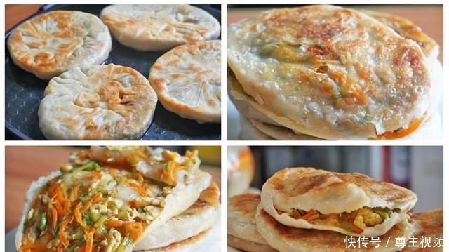 馅儿|6种家常馅饼做法,简单易学,皮薄馅大,早餐换着样做给家人吃