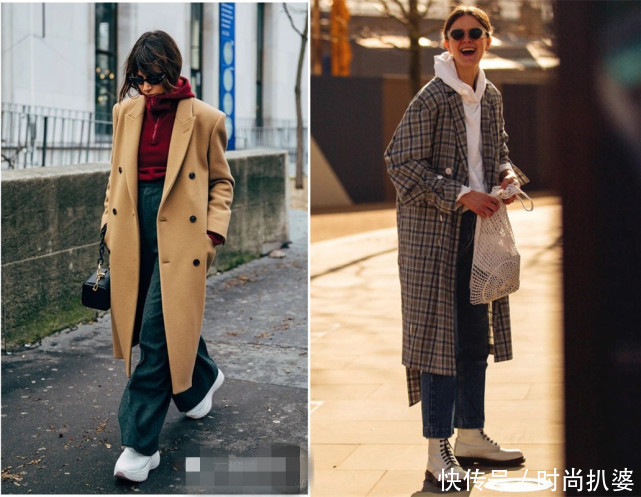 卫衣套装+大衣保暖又流行！可连维密超模上身也臃肿，怎么破？