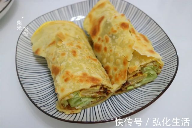鸡蛋饼|正月初四吃烙饼，两种面粉搭配，外酥里软米香四溢，太好吃了