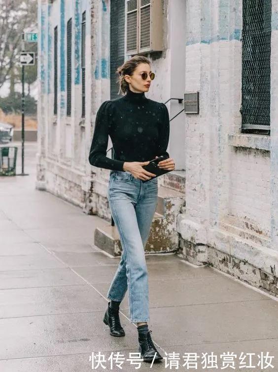 直筒牛仔裤|什么样的牛仔裤,能让腿粗的女生都爱不释手