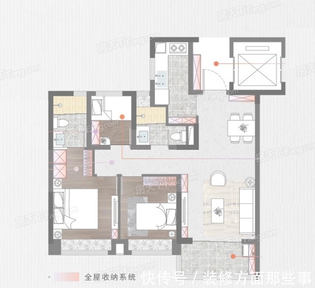 三居室|89平现代风三居室,返璞归入低调的奢华,一丝侘寂之美跃然眼前