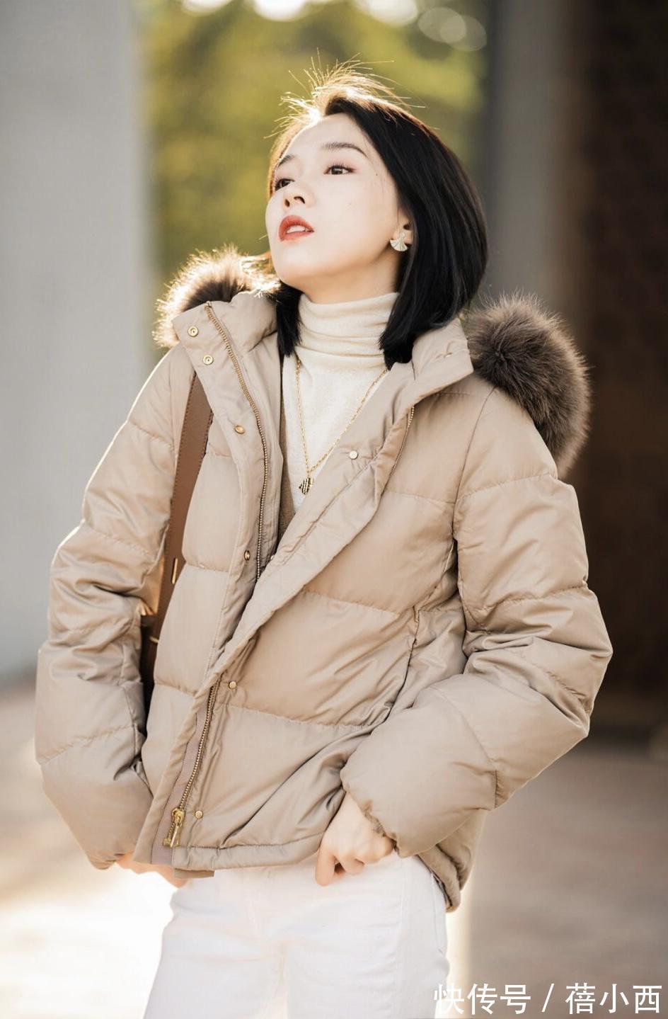 钻风|能照搬的“羽绒服”穿搭来了,搭配牛仔裤、半身裙,简约又时髦