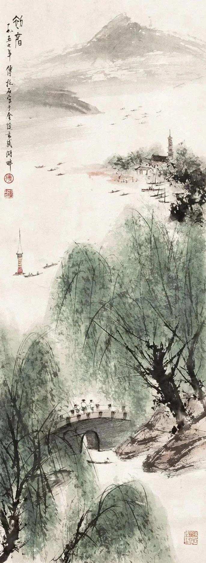 西洋画|傅抱石：中国画，令人看了想睡觉