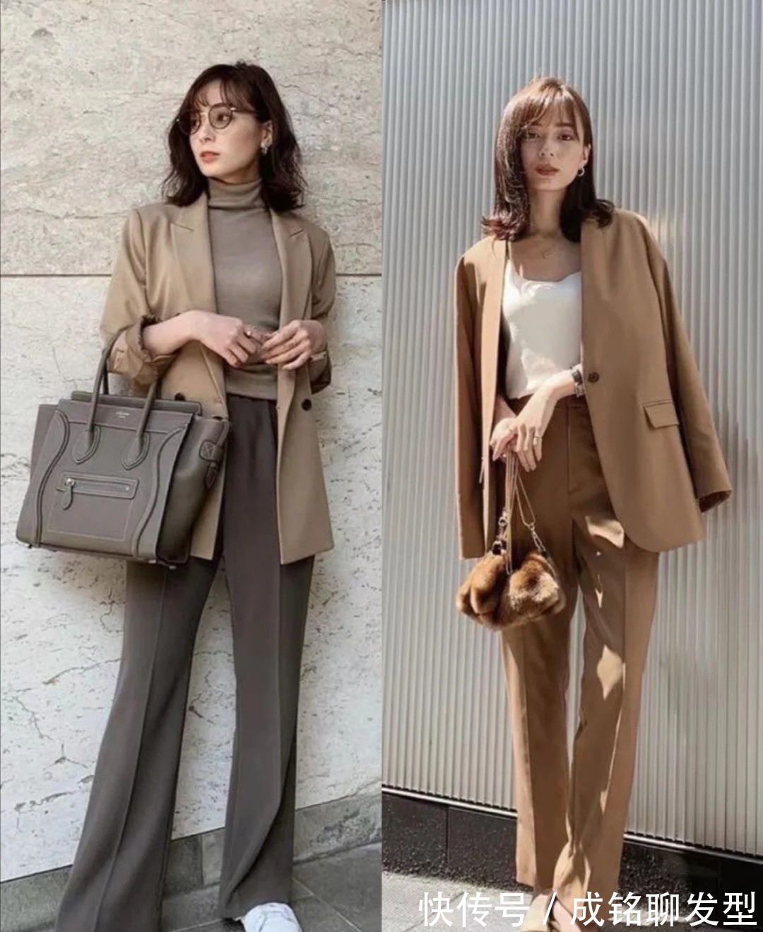 卡其色|这才是40+女人的最美穿衣搭配,简约又不单调,温柔大方显年轻