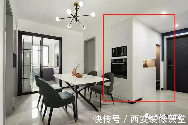 空间|牺牲墙体镶嵌收纳柜,实用而且好看