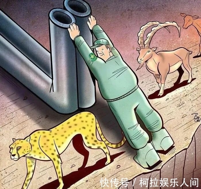 人性!40岁伊朗插画家,创作讽刺人性的插画,震撼众人