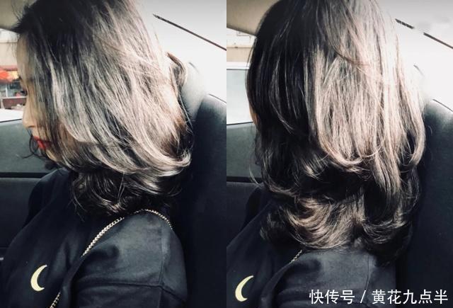 脸大|2021年流行的“肩上烫”发型,适合脸大的女生,非常显脸小!