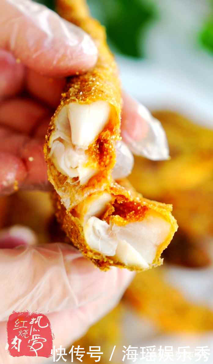  干炸鱼用淀粉还是面粉效果都不如这粉好，外表更酥脆凉了也好吃