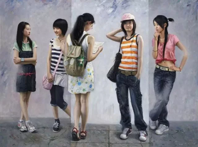 美女画家笔下的女孩 美女画家笔下的女孩