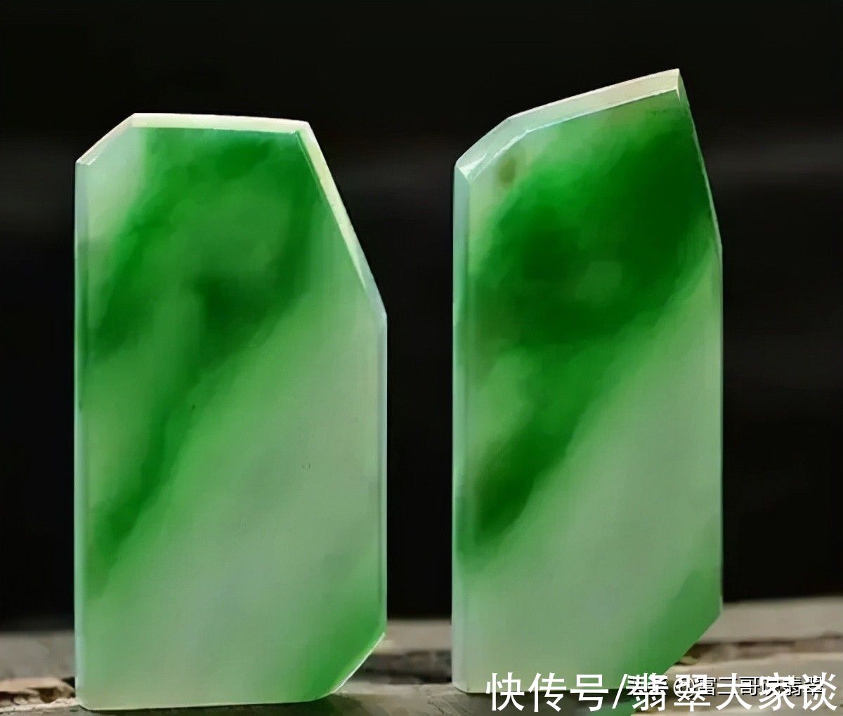 玉雕！高品质翡翠片料，俏色设计的乘龙观音，还未抛光就美感十足