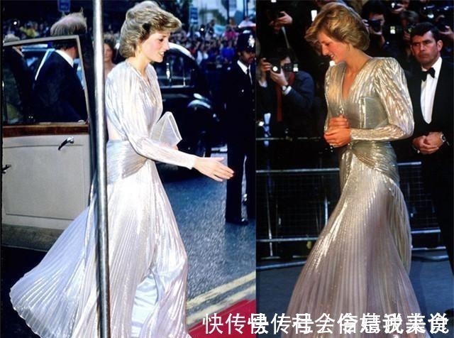 戴安娜 凯特也开始大胆,穿起艳丽的裤装和金色礼服,走起她婆婆的路线!