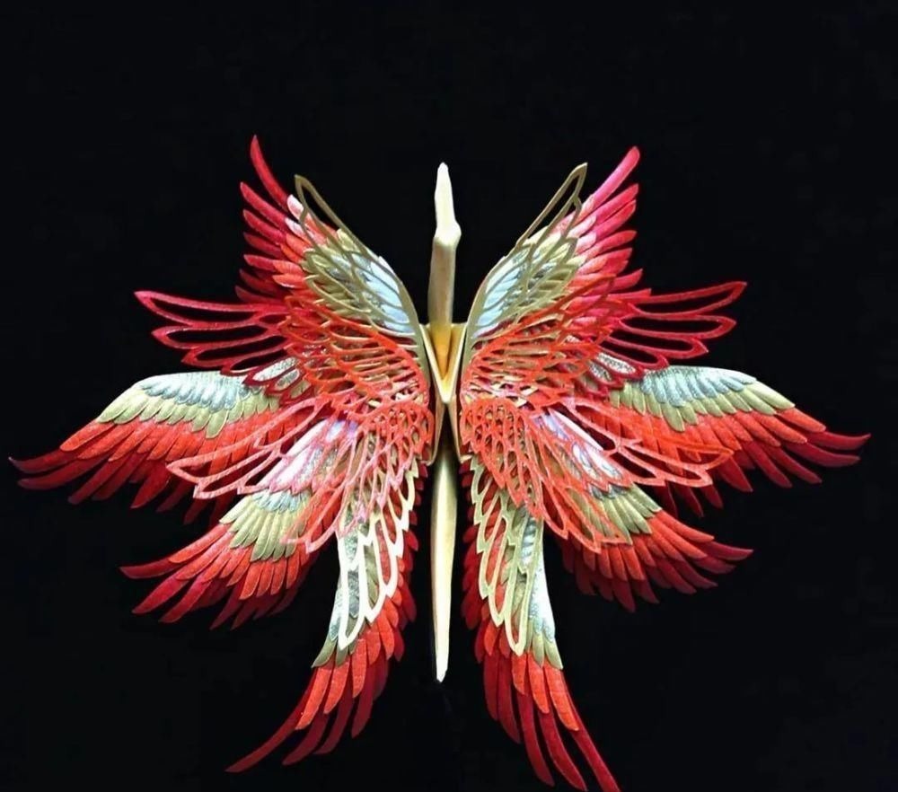 灵感$抑郁小哥把一只2毛钱的千纸鹤折成了我买不起的样子,不但病好了还年入百万