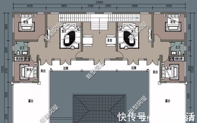 中式|5个合院,5种风格,哪个设计图更适合农村自建房?